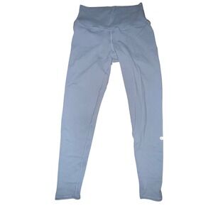 Alo Yoga High Waist Leggings Womens S Blue Activewear Athleisure Yoga